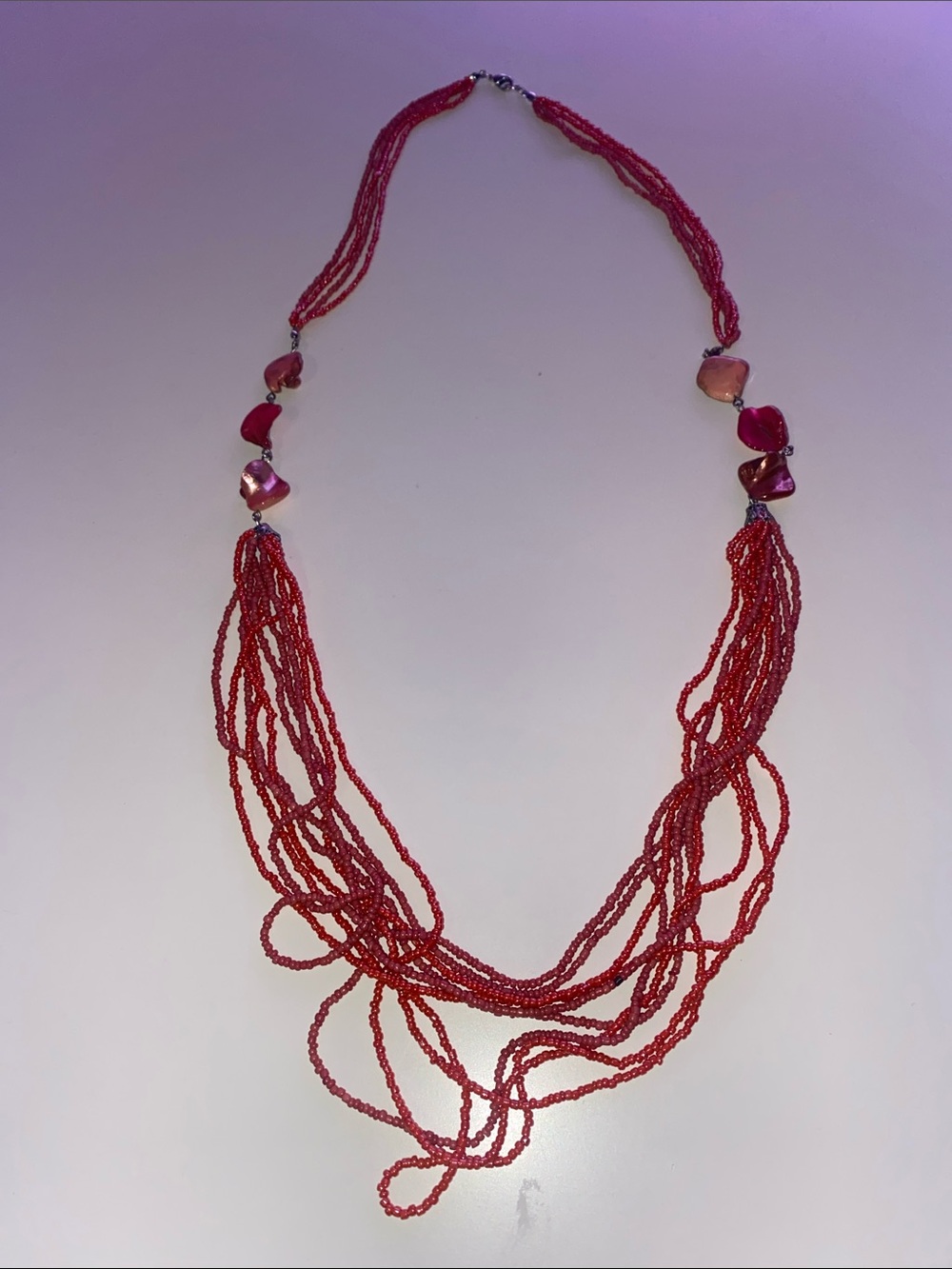 Vintage Pink Necklace